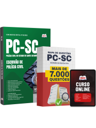 Capa Apostila PC-SC 2026 - Escrivão de Polícia Civil